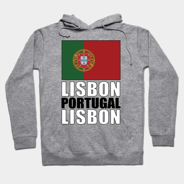 Flag of Portugal Hoodie by KewaleeTee